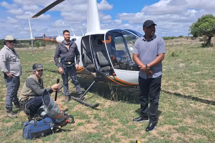 Loading the aerial unit